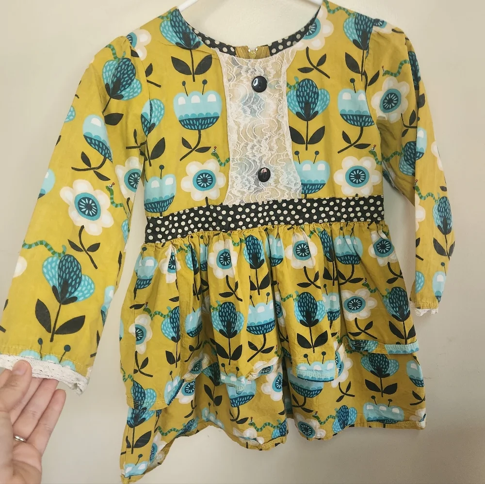 Girls Jelly The Pug Ruffle Top Sz 14